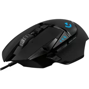 MOUSE LOGITECH ALAMBRICO GAMER G502 HERO 11 BOTONES USB NEGRO