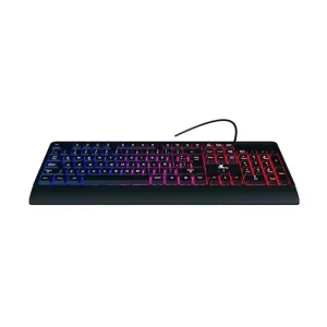 TECLADO XTECH ALAMBRICO GAMER CABALLERO LUZ LED MULTICOLOR
